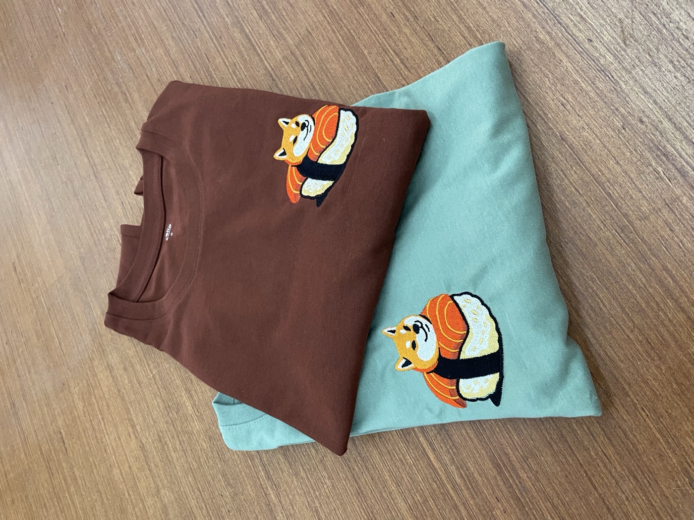 T-shirts brodés dans l'atelier PrintActif
